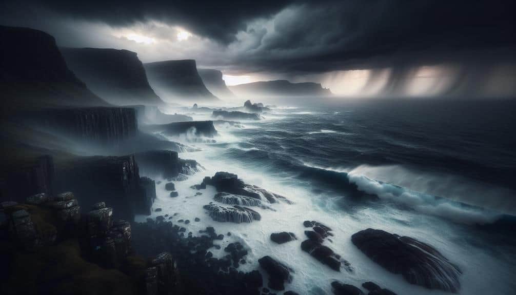 capture stormy coastal beauty