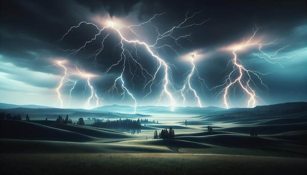 capturing lightning in fields