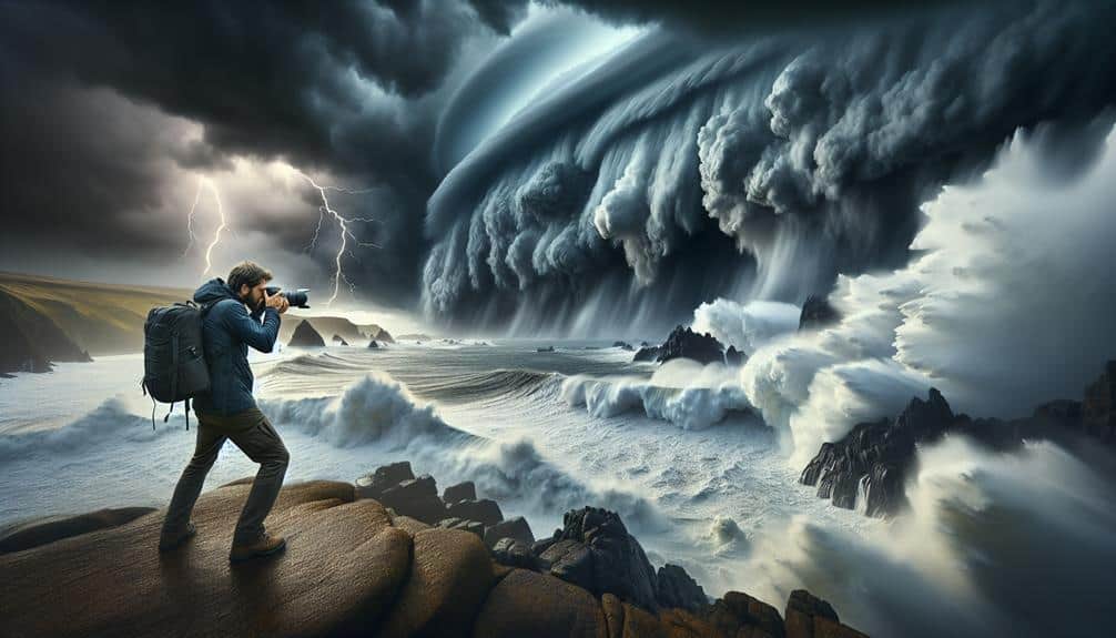 capturing storm surges creatively