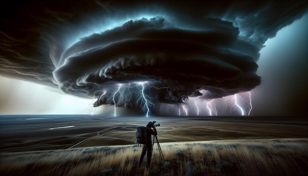 chasing supercells for photos