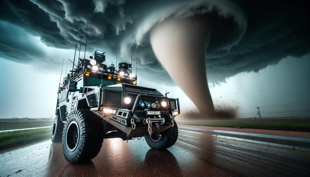 enhance storm chasing equipment