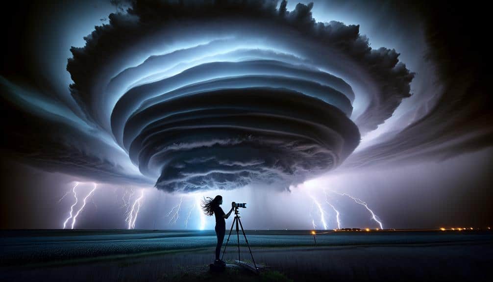 photographing powerful supercell storms