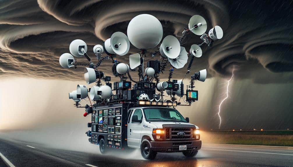 storm chasing vans weather monitoring