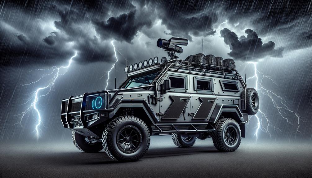 storm chasing vehicle features