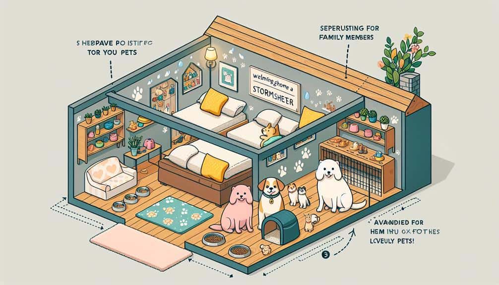 storm shelter for pet friendly families