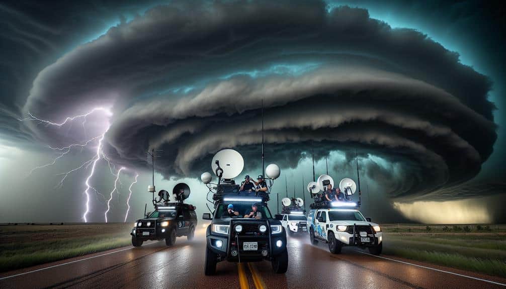 Teamwork Among Storm Chasers