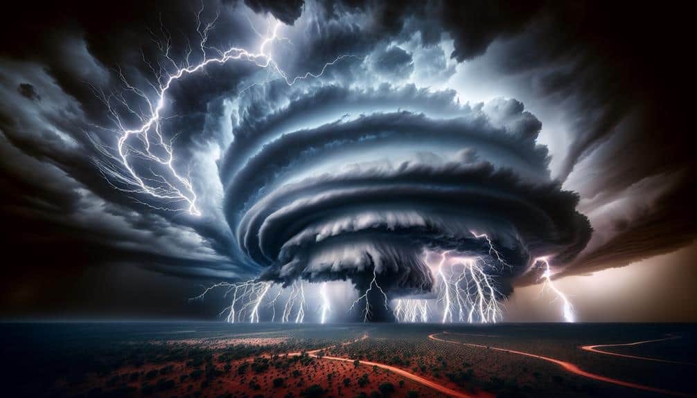 Tornadoes In Australian Outback