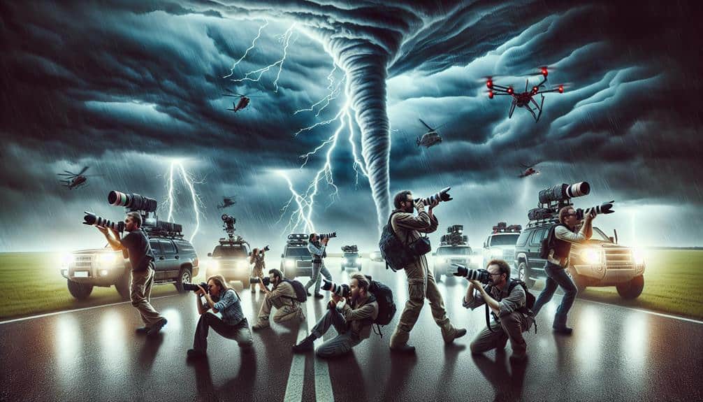 analyzing storm chaser media