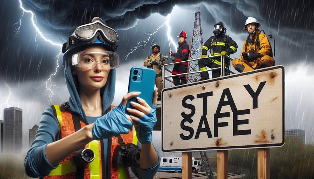 share storm footage responsibly