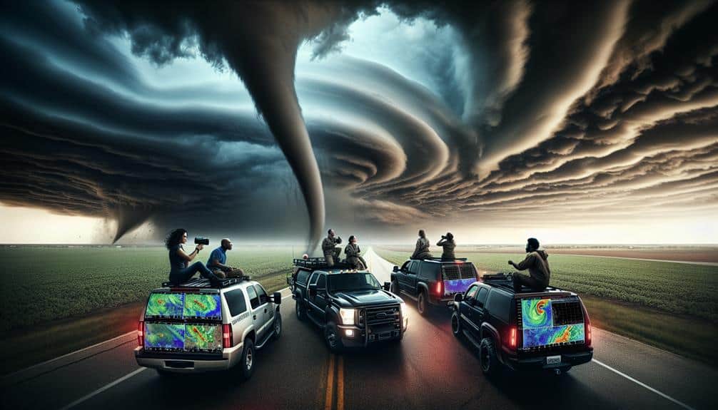 weather forecasting with storm chasers