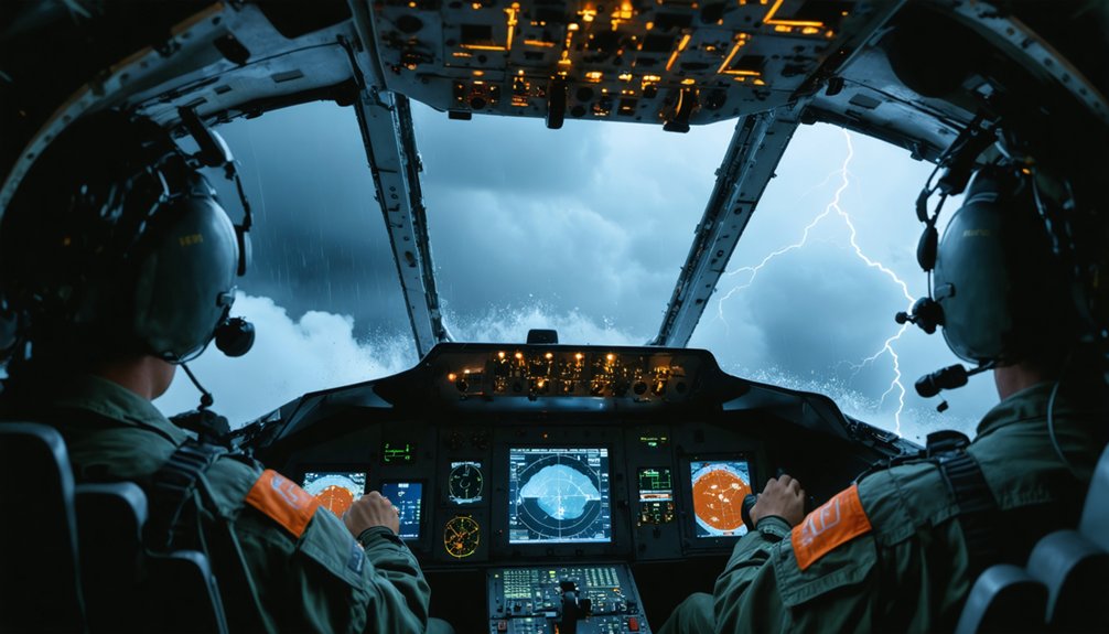aircraft investigates hurricanes intensely