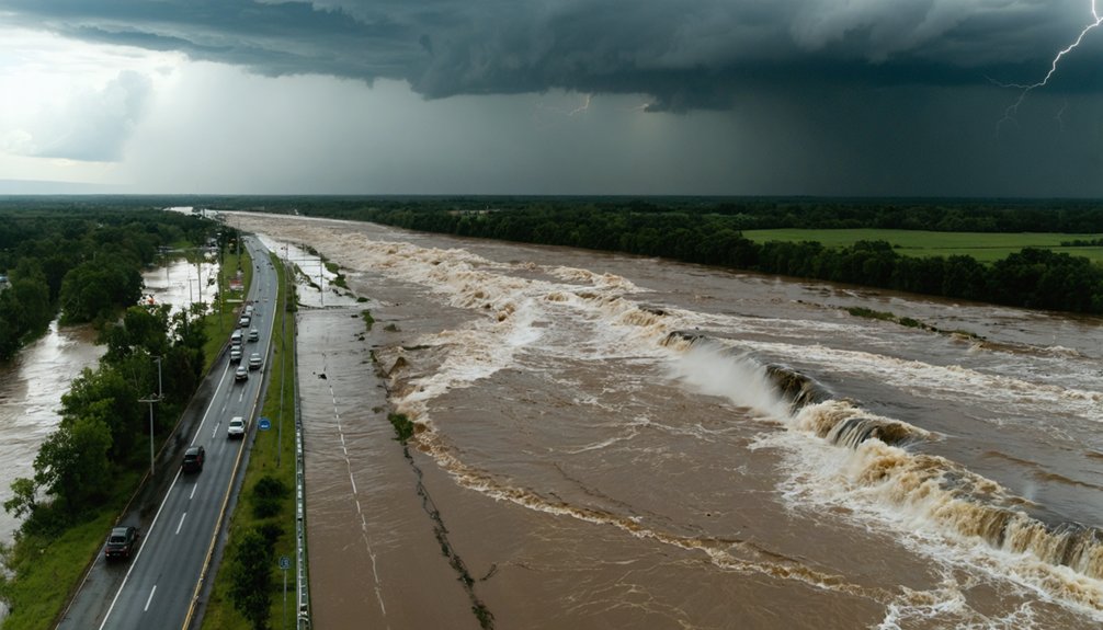 avoid flooded roads during evacuations