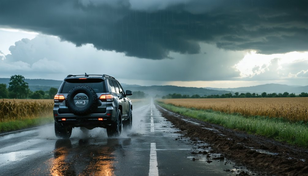 balanced on road off road traction capability