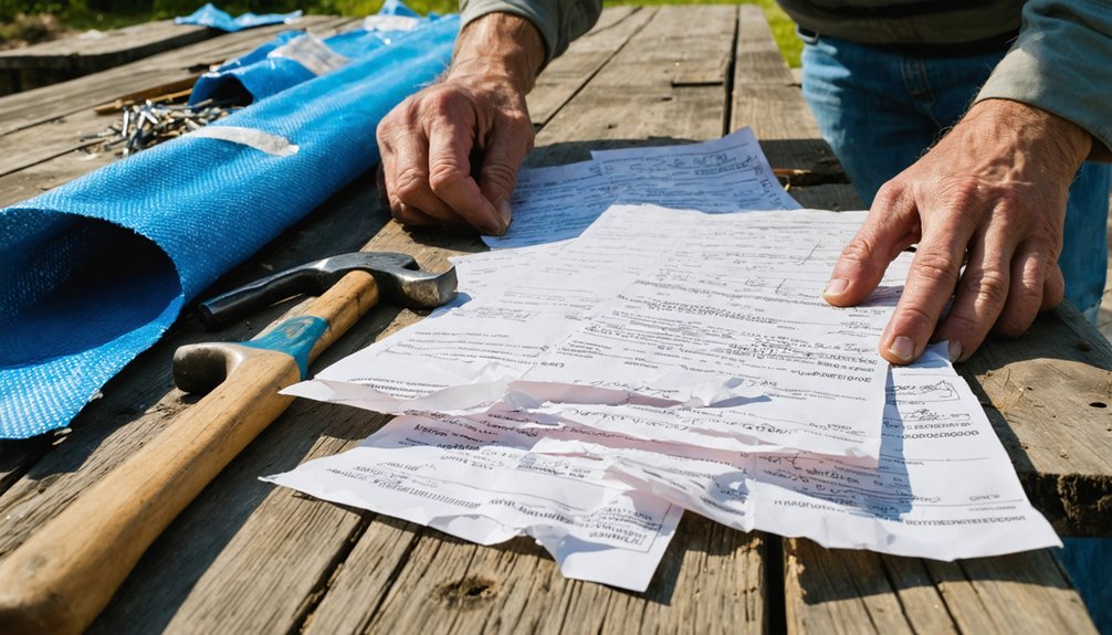 document emergency repairs thoroughly