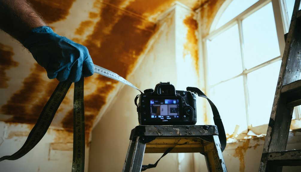 document storm damage thoroughly