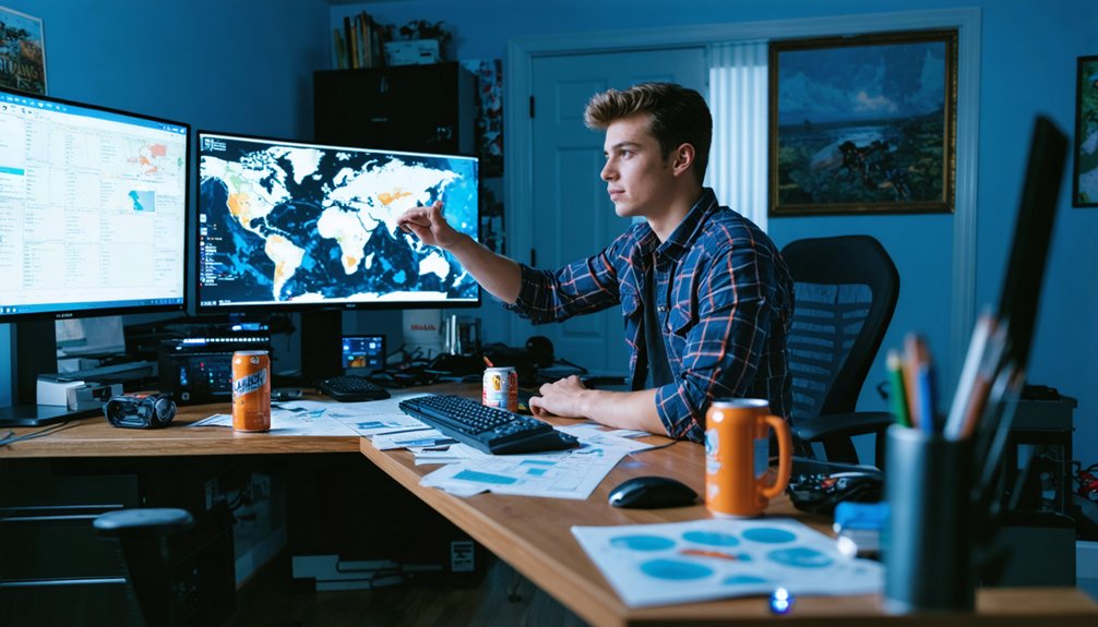 high tech weather command center