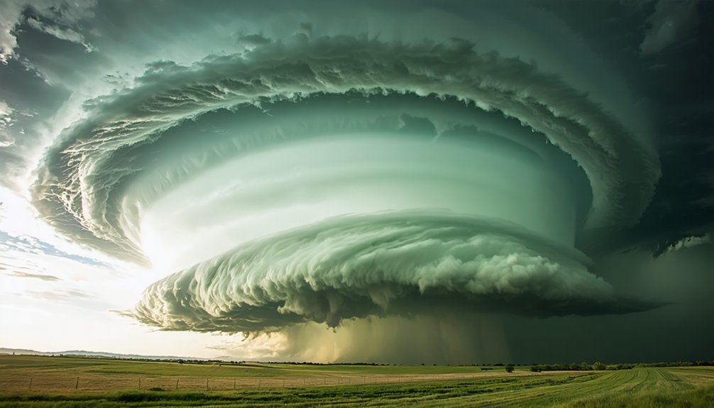 mesocyclone evolution from mid to low level