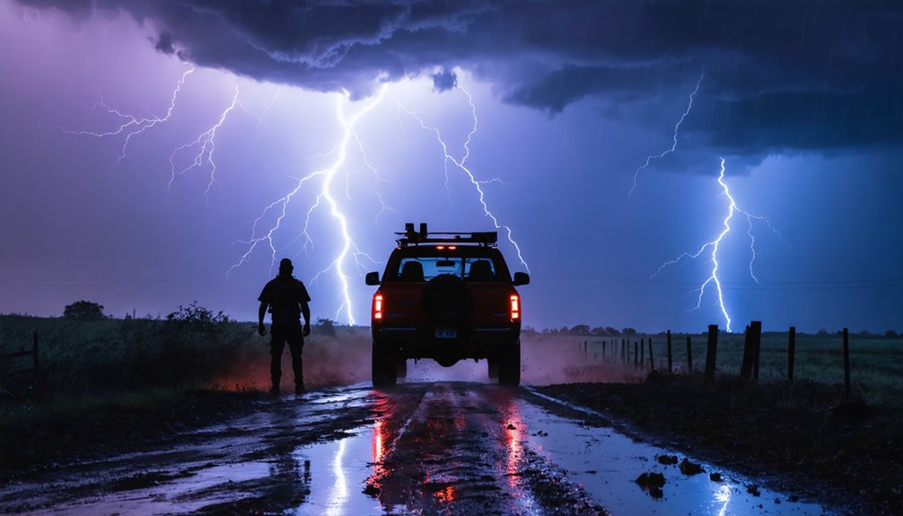 nighttime storm chasing safety precautions