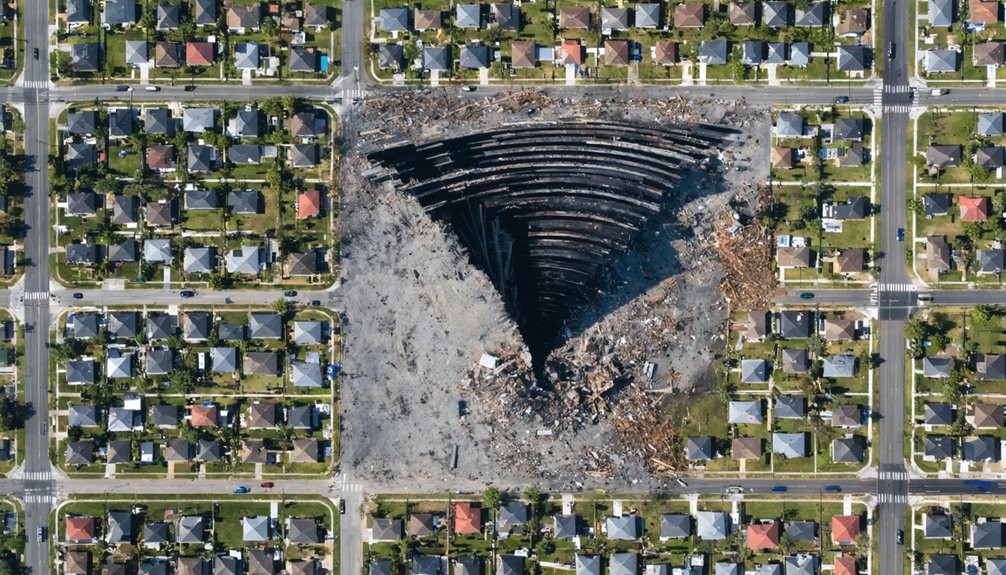 persistent direct tornado strikes on population