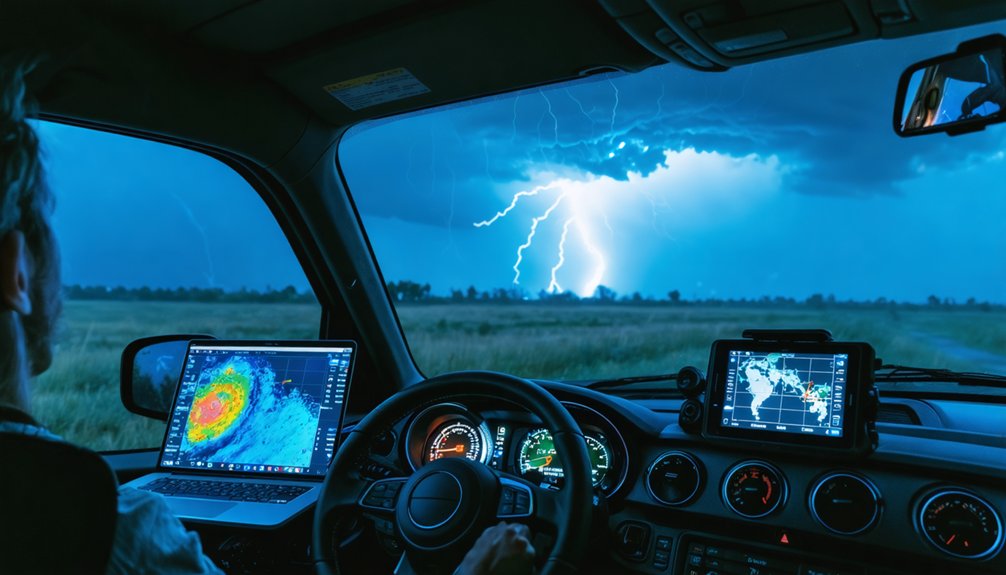 predict storm trajectory chasing tools
