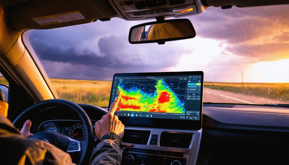 radar driven storm tracking for chase optimization