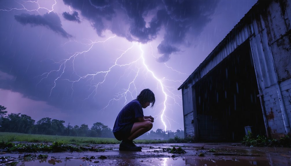 stay indoors avoid lightning