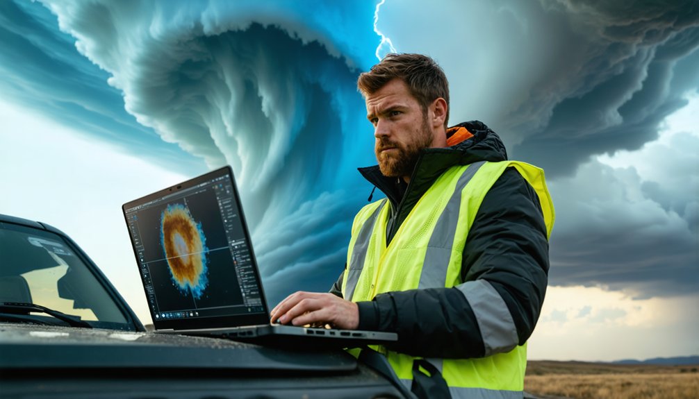 storm chasers monitor climate change