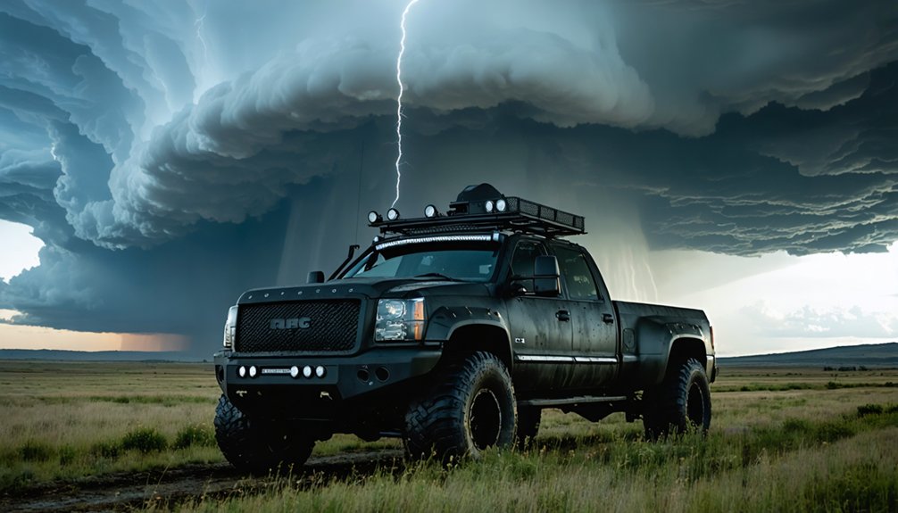 storm chasing armored interceptor