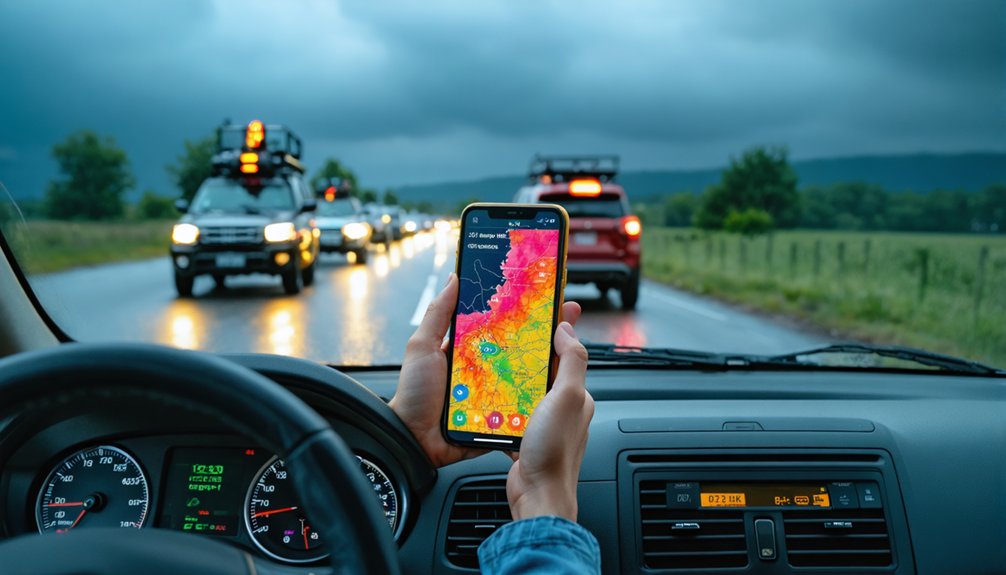 storm chasing coordination apps