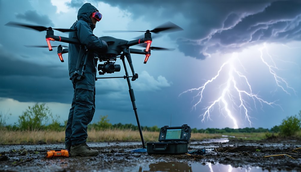 storm chasing drone safety practices