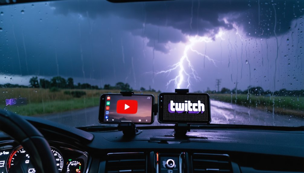 storm chasing live streaming platforms