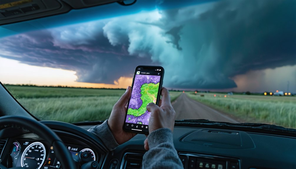 storm chasing planning with windy app