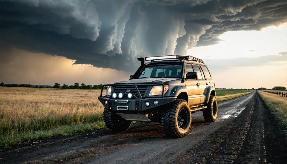 storm chasing vehicle modifications