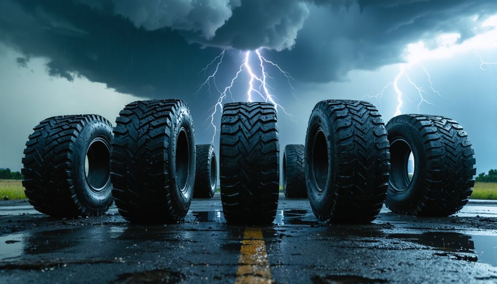 storm chasing vehicle tire recommendations