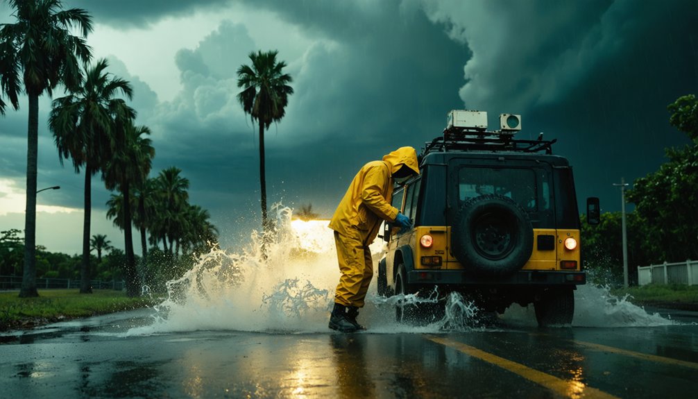 hurricane eyewall navigation techniques