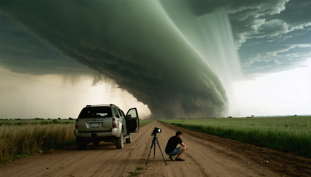 maintain safe tornado distance