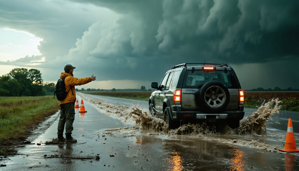prioritize safety during storms