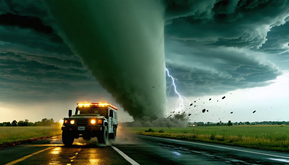 realistic tornado chasing experience