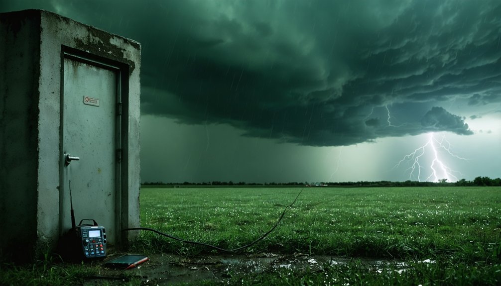 safe storm shelter communication