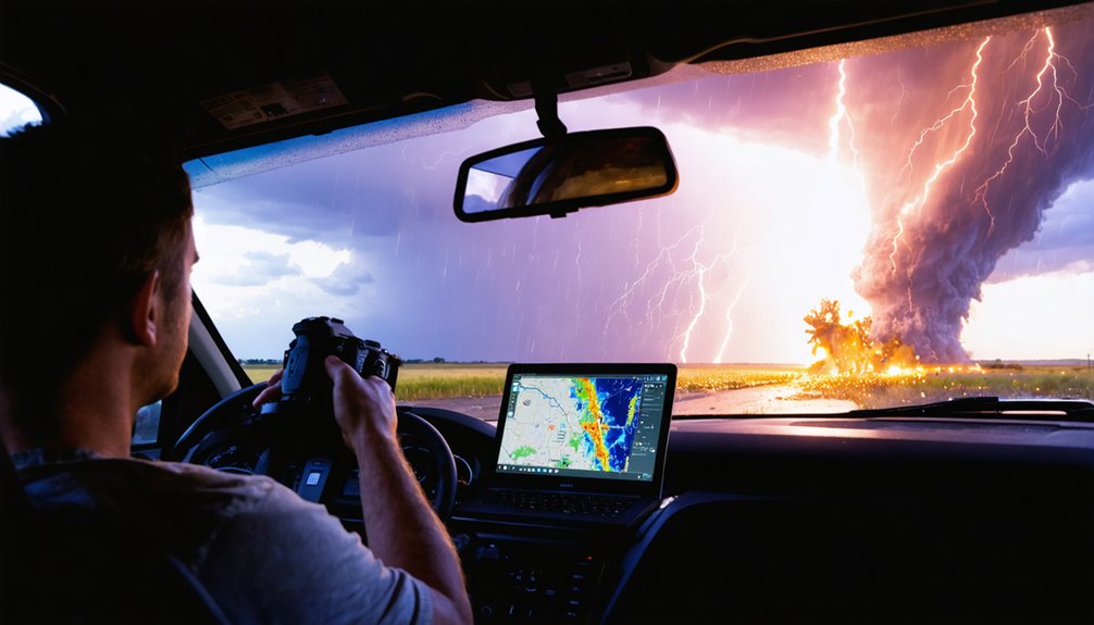 storm chasing live streamers