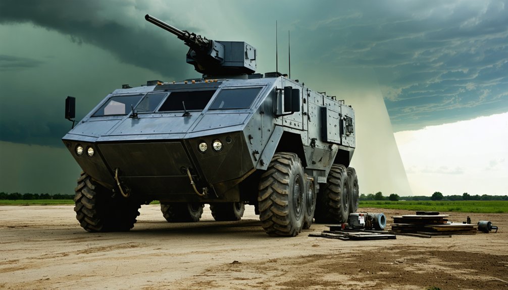 tornado intercept vehicle construction