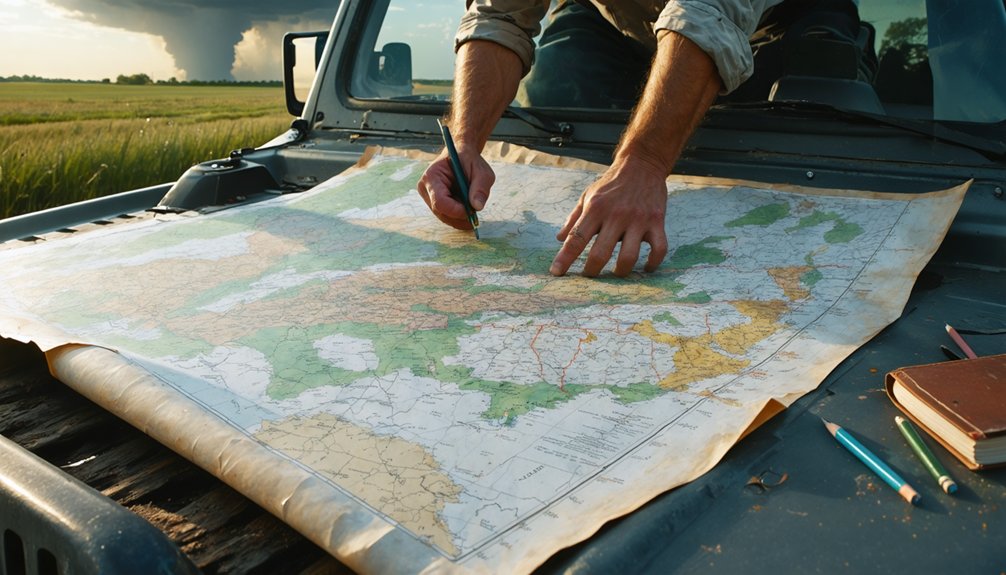 weather maps for storm chasing