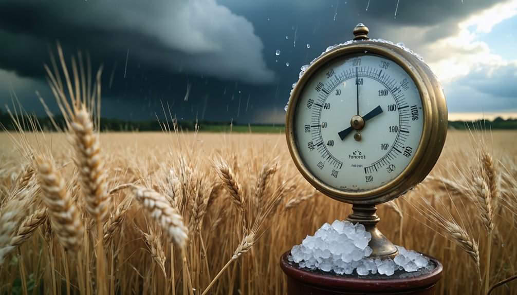 hailstorms and atmospheric pressure