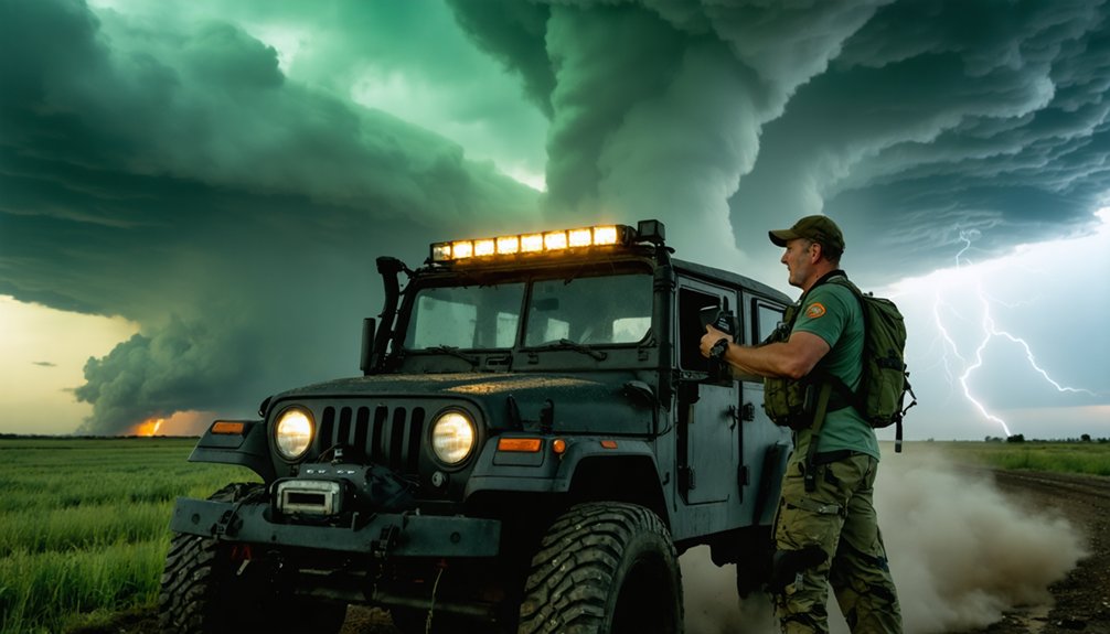 joining storm chaser teams