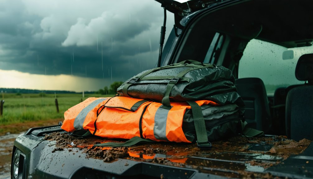 layered gear for storms