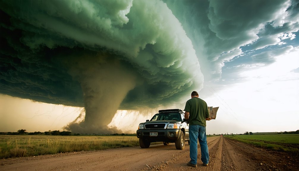 maintain safe storm positioning