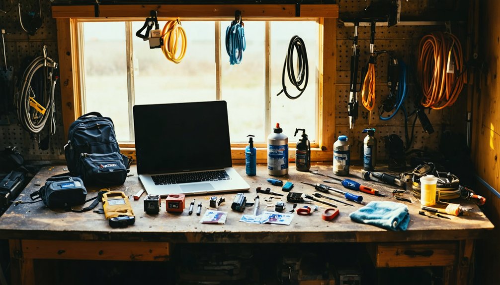 season long electronics maintenance checklist