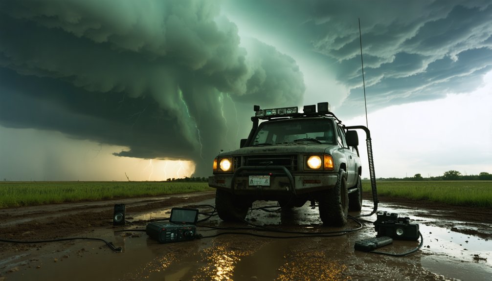 emergency communication for storm chasers