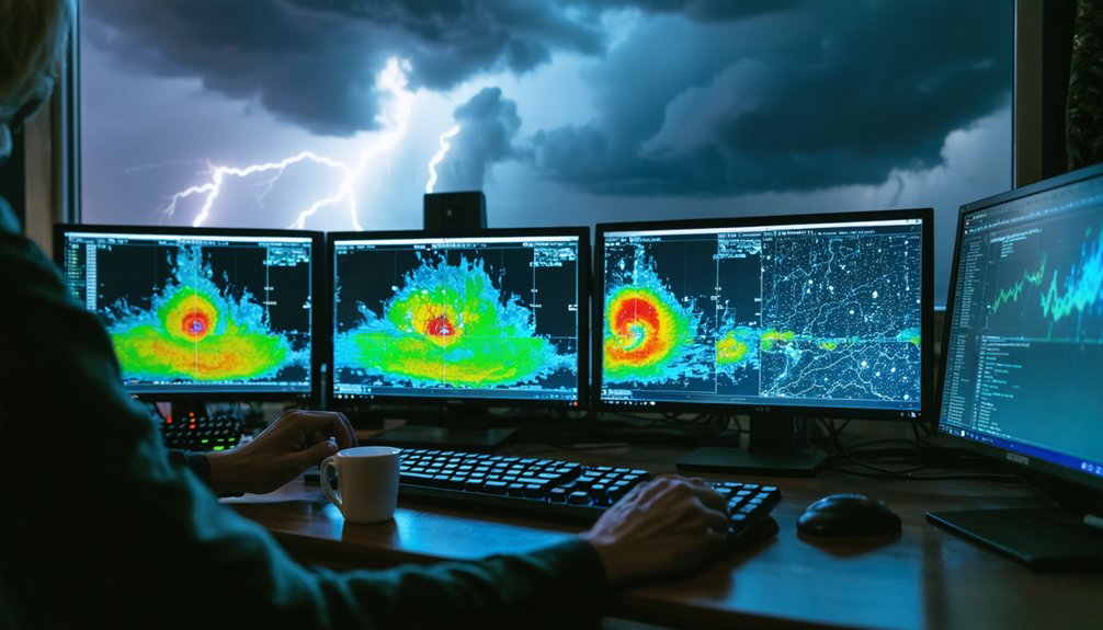 extend storm trajectory forward