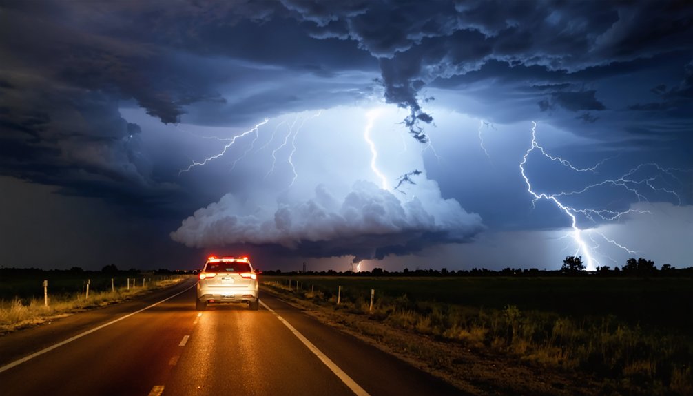 nighttime supercell chase risks